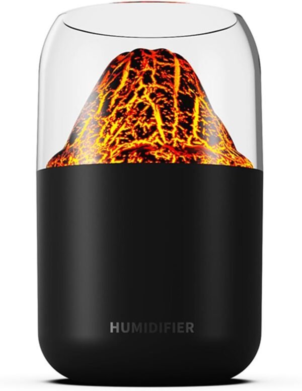 Zoka Volcano Cool Mist Humidifier – Ultrasonic Aroma Diffuser with LED Lights | Perfect for Bedroom, Office, Spa & Air Purification